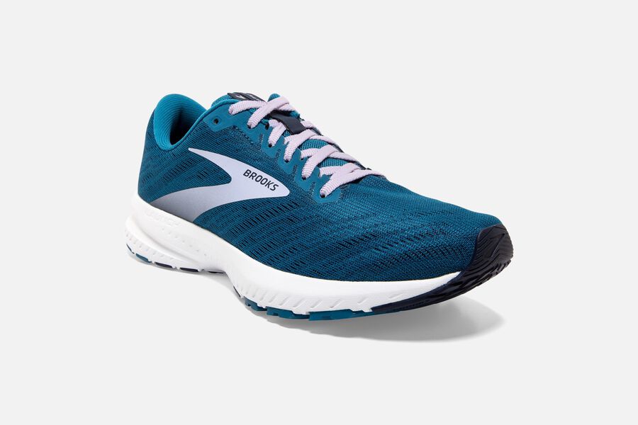 Brooks Launch 7 Road Loopschoenen Dames - Blauw/Zilver - 152769MGU